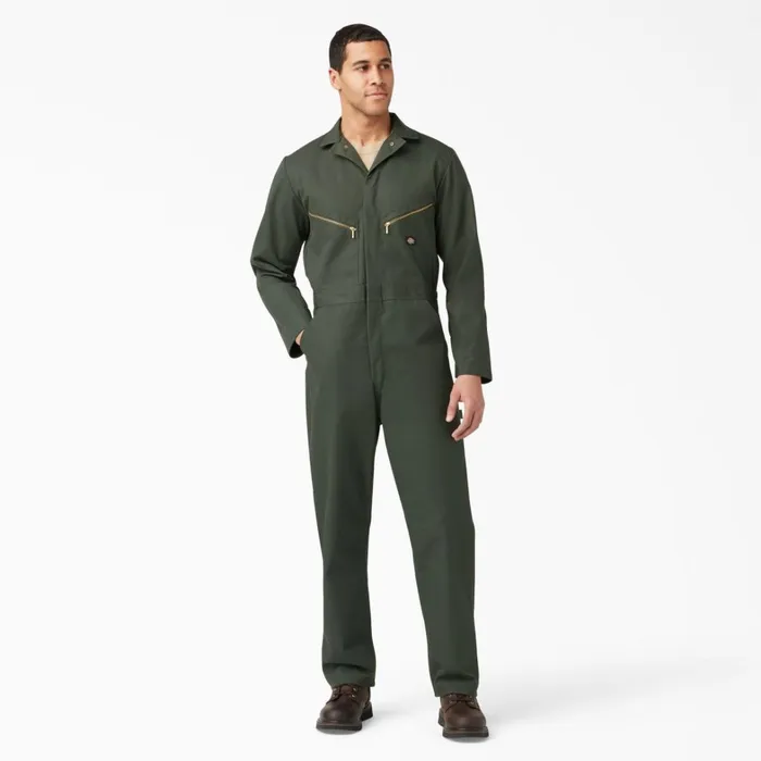 Dickies Coveralls Deluxe Blended Long Sleeve Coveralls Olive Green Olive Green og 8211 Men Dickies Coveralls Deluxe Blended Long Sleeve Coveralls Olive Green Olive Green og 8211 Men