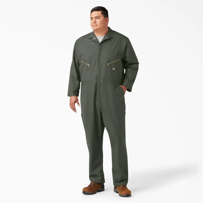 Dickies Coveralls Deluxe Blended Long Sleeve Coveralls Olive Green Olive Green og 8211 Men Dickies Coveralls Deluxe Blended Long Sleeve Coveralls Olive Green Olive Green og 8211 Men