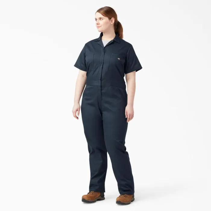 Dickies Coveralls Women039s Plus FLEX Cooling TempiQ Short Sleeve Coveralls Dark Navy Dark Navy dn 8211 Women Dickies Coveralls Women039s Plus FLEX Cooling TempiQ Short Sleeve Coveralls Dark Navy Dark Navy dn 8211 Women