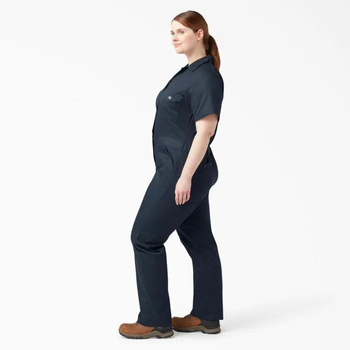 Dickies Coveralls Women039s Plus FLEX Cooling TempiQ Short Sleeve Coveralls Dark Navy Dark Navy dn 8211 Women Dickies Coveralls Women039s Plus FLEX Cooling TempiQ Short Sleeve Coveralls Dark Navy Dark Navy dn 8211 Women
