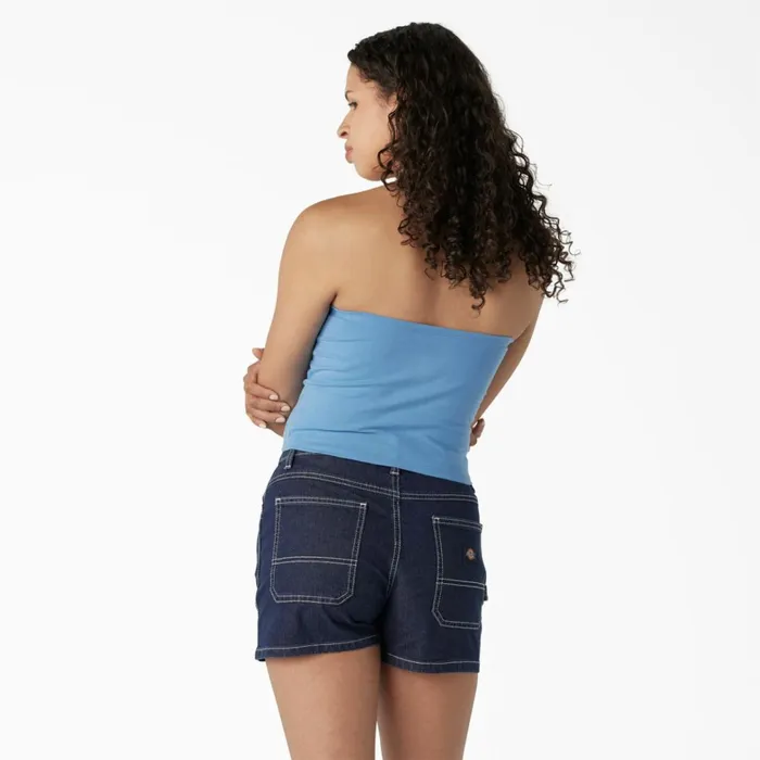 Dickies Cropped Tops Women039s Knit Tube Top Azure Blue Azure Blue ab2 8211 Women Dickies Cropped Tops Women039s Knit Tube Top Azure Blue Azure Blue ab2 8211 Women