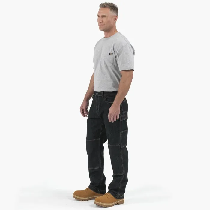 Dickies Double Knee FLEX DuraTech Relaxed Fit Jeans Tint Khaki Wash Tint Khaki Wash d2n 8211 Men Dickies Double Knee FLEX DuraTech Relaxed Fit Jeans Tint Khaki Wash Tint Khaki Wash d2n 8211 Men