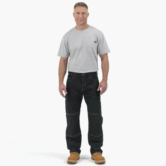 Dickies Double Knee FLEX DuraTech Relaxed Fit Jeans Tint Khaki Wash Tint Khaki Wash d2n 8211 Men Dickies Double Knee FLEX DuraTech Relaxed Fit Jeans Tint Khaki Wash Tint Khaki Wash d2n 8211 Men