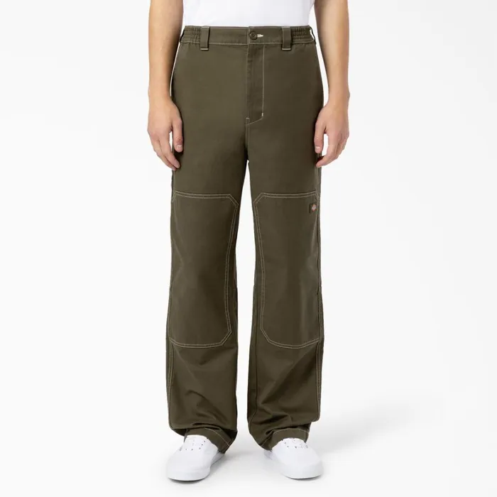 Dickies Double Knee Florala Relaxed Fit Double Knee Pants Military Green Military Green ml 8211 Men