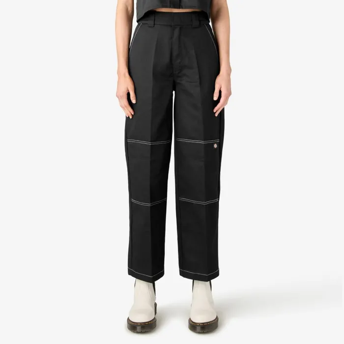 Dickies Double Knee Womens Sawyerville Double Knee Pants Black Black bkx 8211 Women