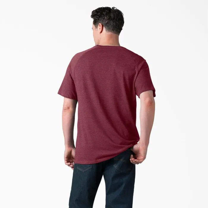 Dickies Hi Vis Cooling Short Sleeve Pocket TShirt Burgundy Heather Burgundy Heather byh 8211 Men Dickies Hi Vis Cooling Short Sleeve Pocket TShirt Burgundy Heather Burgundy Heather byh 8211 Men
