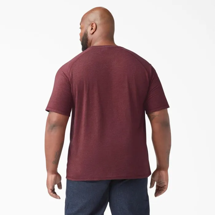 Dickies Hi Vis Cooling Short Sleeve Pocket TShirt Burgundy Heather Burgundy Heather byh 8211 Men Dickies Hi Vis Cooling Short Sleeve Pocket TShirt Burgundy Heather Burgundy Heather byh 8211 Men