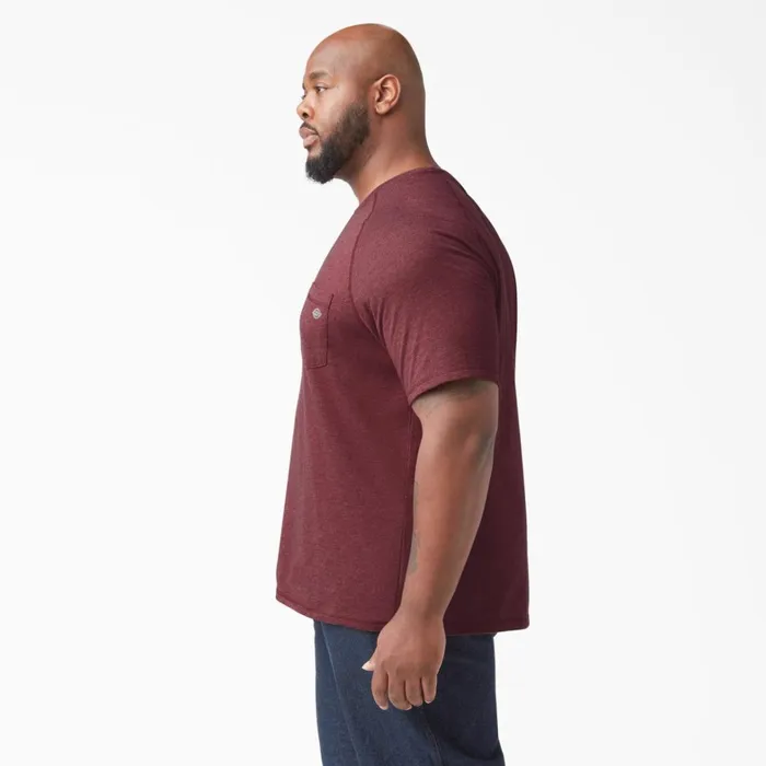 Dickies Hi Vis Cooling Short Sleeve Pocket TShirt Burgundy Heather Burgundy Heather byh 8211 Men Dickies Hi Vis Cooling Short Sleeve Pocket TShirt Burgundy Heather Burgundy Heather byh 8211 Men