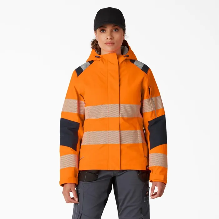 Dickies Hi Vis Women039s Hi Vis Insulated Performance Jacket Orange Orange or 8211 Women