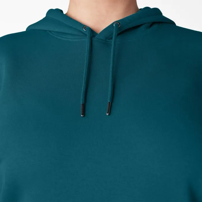 Dickies Hoodies and Sweatshirts Women039s Plus Water Repellent Sleeve Logo Hoodie Deep Lagoon Deep Lagoon dgn 8211 Women Dickies Hoodies and Sweatshirts Women039s Plus Water Repellent Sleeve Logo Hoodie Deep Lagoon Deep Lagoon dgn 8211 Women