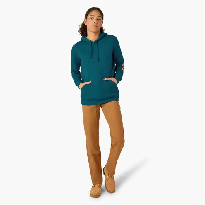 Dickies Hoodies and Sweatshirts Women039s Water Repellent Sleeve Logo Hoodie Deep Lagoon Deep Lagoon dgn 8211 Women Dickies Hoodies and Sweatshirts Women039s Water Repellent Sleeve Logo Hoodie Deep Lagoon Deep Lagoon dgn 8211 Women