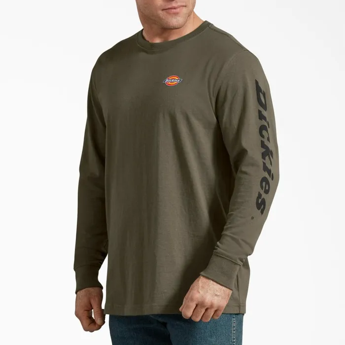 Dickies Long Sleeve TShirts LongSleeve Graphic TShirt Military Green Military Green ml 8211 Men Dickies Long Sleeve TShirts LongSleeve Graphic TShirt Military Green Military Green ml 8211 Men