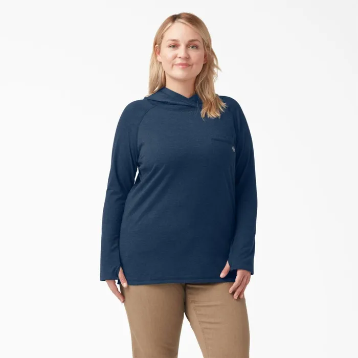 Dickies Long Sleeve TShirts Women039s Plus Cooling Performance Sun Shirt Dark Navy Heather Dark Navy Heather dnh 8211 Women Dickies Long Sleeve TShirts Women039s Plus Cooling Performance Sun Shirt Dark Navy Heather Dark Navy Heather dnh 8211 Women