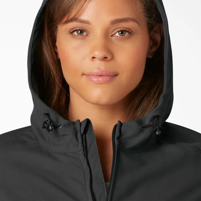 Dickies Outerwear Women039s Plus Performance Hooded Jacket Black Black bkx 8211 Women Dickies Outerwear Women039s Plus Performance Hooded Jacket Black Black bkx 8211 Women