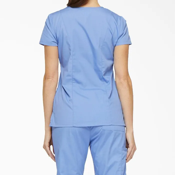 Dickies Scrubs Women039s EDS Signature VNeck Scrub Top With Pen Slot Ceil Blue Ceil Blue cbl 8211 Women Dickies Scrubs Women039s EDS Signature VNeck Scrub Top With Pen Slot Ceil Blue Ceil Blue cbl 8211 Women