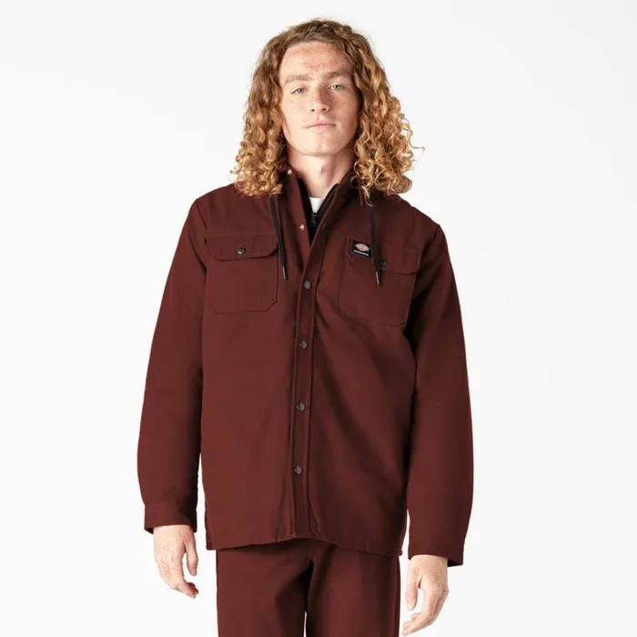 Dickies Shirt Jackets Dickies Skateboarding Duck Shirt Jacket Fired Brick Fired Brick ik9 8211 Men