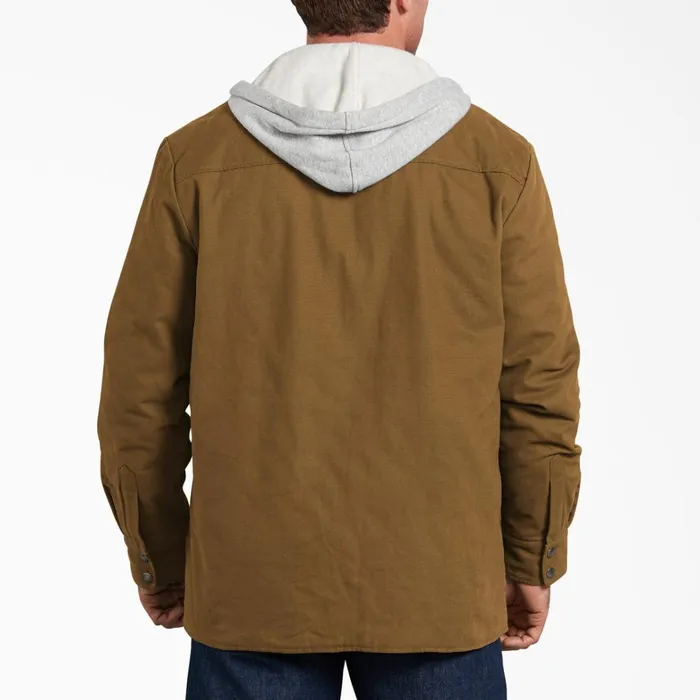 Dickies Shirt Jackets Duck Hooded Shirt Jacket Brown Duck Brown Duck bd 8211 Men Dickies Shirt Jackets Duck Hooded Shirt Jacket Brown Duck Brown Duck bd 8211 Men