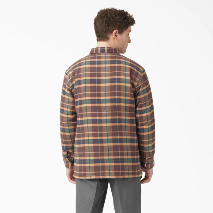 Dickies Shirt Jackets Flannel Quilted Lined Shirt Jacket Brown Gingerbread Ivy Plaid Brown Gingerbread Ivy Plaid rpg 8211 Men Dickies Shirt Jackets Flannel Quilted Lined Shirt Jacket Brown Gingerbread Ivy Plaid Brown Gingerbread Ivy Plaid rpg 8211 Men