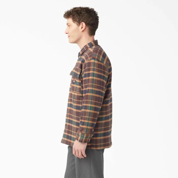 Dickies Shirt Jackets Flannel Quilted Lined Shirt Jacket Brown Gingerbread Ivy Plaid Brown Gingerbread Ivy Plaid rpg 8211 Men Dickies Shirt Jackets Flannel Quilted Lined Shirt Jacket Brown Gingerbread Ivy Plaid Brown Gingerbread Ivy Plaid rpg 8211 Men
