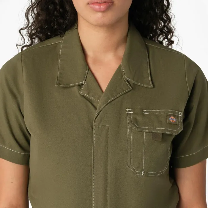 Dickies Shortalls Women039s Regular Fit Ripstop Shortalls Military Green Military Green ml 8211 Women Dickies Shortalls Women039s Regular Fit Ripstop Shortalls Military Green Military Green ml 8211 Women