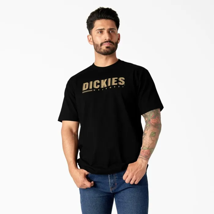 Dickies TShirts Short Sleeve Workwear Graphic TShirt Black Black kbk 8211 Men Dickies TShirts Short Sleeve Workwear Graphic TShirt Black Black kbk 8211 Men