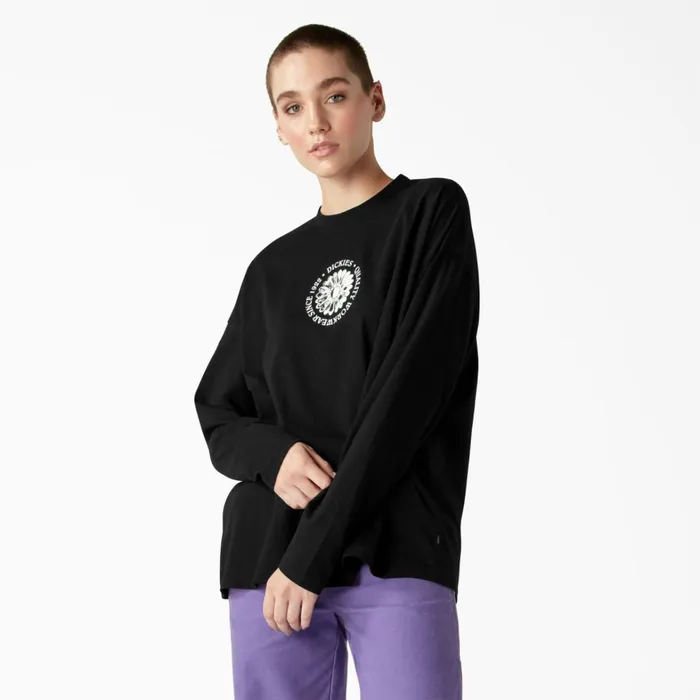 Dickies TShirts Womens Garden Plain Long Sleeve TShirt Black Black kbk 8211 Women Dickies TShirts Womens Garden Plain Long Sleeve TShirt Black Black kbk 8211 Women