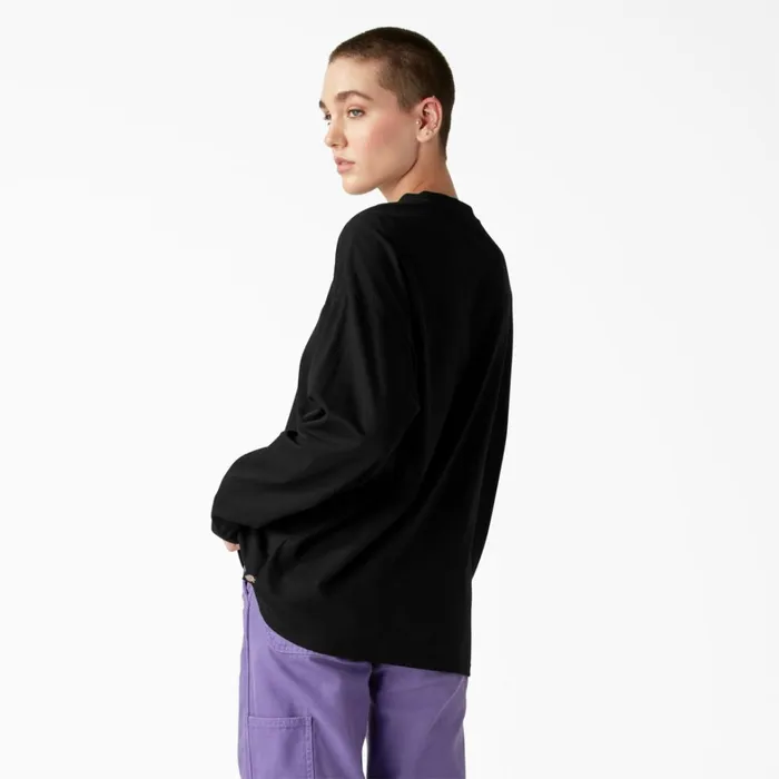 Dickies TShirts Womens Garden Plain Long Sleeve TShirt Black Black kbk 8211 Women Dickies TShirts Womens Garden Plain Long Sleeve TShirt Black Black kbk 8211 Women