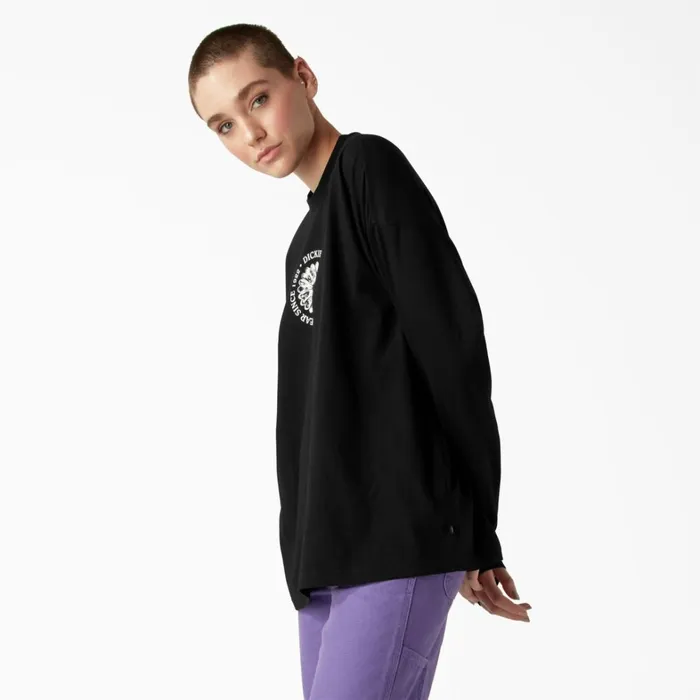 Dickies TShirts Womens Garden Plain Long Sleeve TShirt Black Black kbk 8211 Women Dickies TShirts Womens Garden Plain Long Sleeve TShirt Black Black kbk 8211 Women