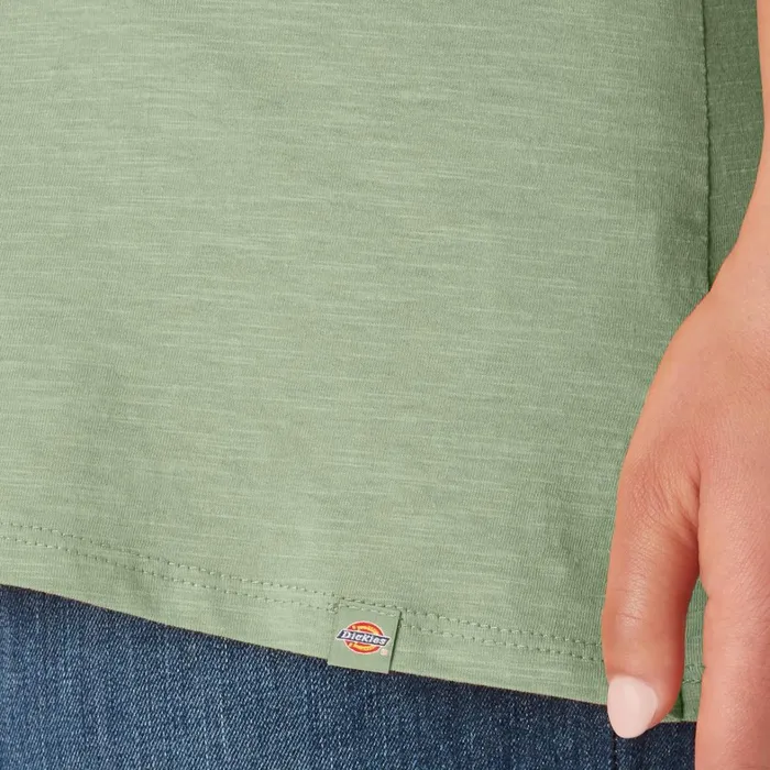Dickies Tops Women039s Plus Short Sleeve VNeck TShirt Celadon Green Celadon Green c2g 8211 Women Dickies Tops Women039s Plus Short Sleeve VNeck TShirt Celadon Green Celadon Green c2g 8211 Women