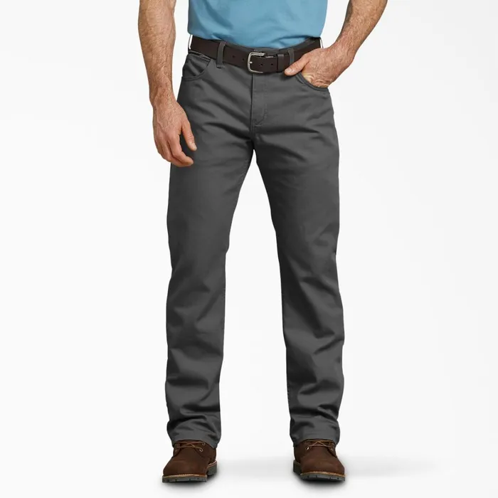 Dickies Work Pants FLEX Regular Fit Duck Pants Stonewashed Gray Stonewashed Gray ssl 8211 Men