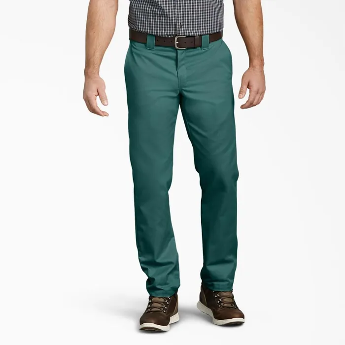 Dickies Work Pants Slim Fit Tapered Leg MultiUse Pocket Work Pants Lincoln Green Lincoln Green ln 8211 Men