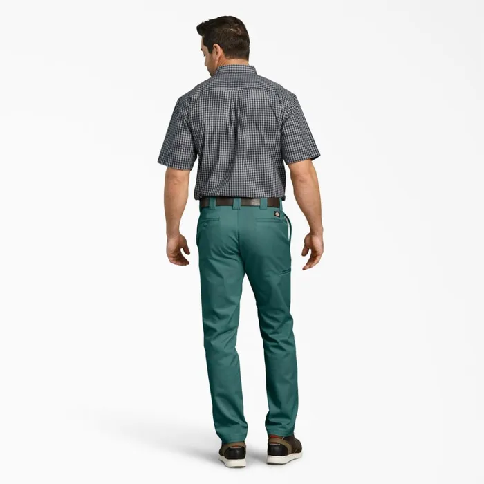 Dickies Work Pants Slim Fit Tapered Leg MultiUse Pocket Work Pants Lincoln Green Lincoln Green ln 8211 Men Dickies Work Pants Slim Fit Tapered Leg MultiUse Pocket Work Pants Lincoln Green Lincoln Green ln 8211 Men
