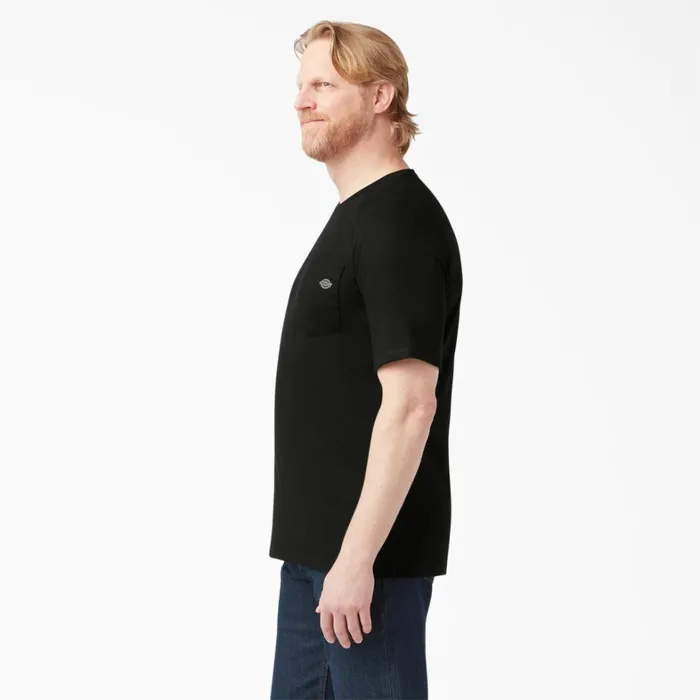 Dickies Work Shirts Cooling Short Sleeve Pocket TShirt Black Black bk 8211 Men Dickies Work Shirts Cooling Short Sleeve Pocket TShirt Black Black bk 8211 Men