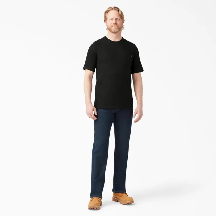 Dickies Work Shirts Cooling Short Sleeve Pocket TShirt Black Black bk 8211 Men Dickies Work Shirts Cooling Short Sleeve Pocket TShirt Black Black bk 8211 Men