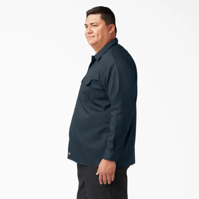 Dickies Work Shirts Long Sleeve Work Shirt Dark Navy Dark Navy dn 8211 Men Dickies Work Shirts Long Sleeve Work Shirt Dark Navy Dark Navy dn 8211 Men