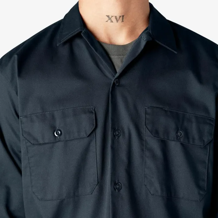 Dickies Work Shirts Long Sleeve Work Shirt Dark Navy Dark Navy dn 8211 Men Dickies Work Shirts Long Sleeve Work Shirt Dark Navy Dark Navy dn 8211 Men