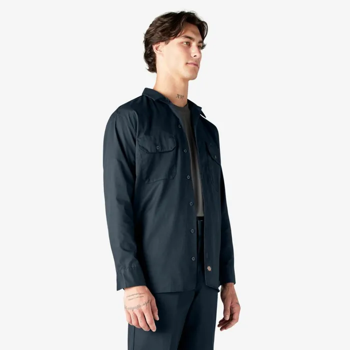 Dickies Work Shirts Long Sleeve Work Shirt Dark Navy Dark Navy dn 8211 Men Dickies Work Shirts Long Sleeve Work Shirt Dark Navy Dark Navy dn 8211 Men