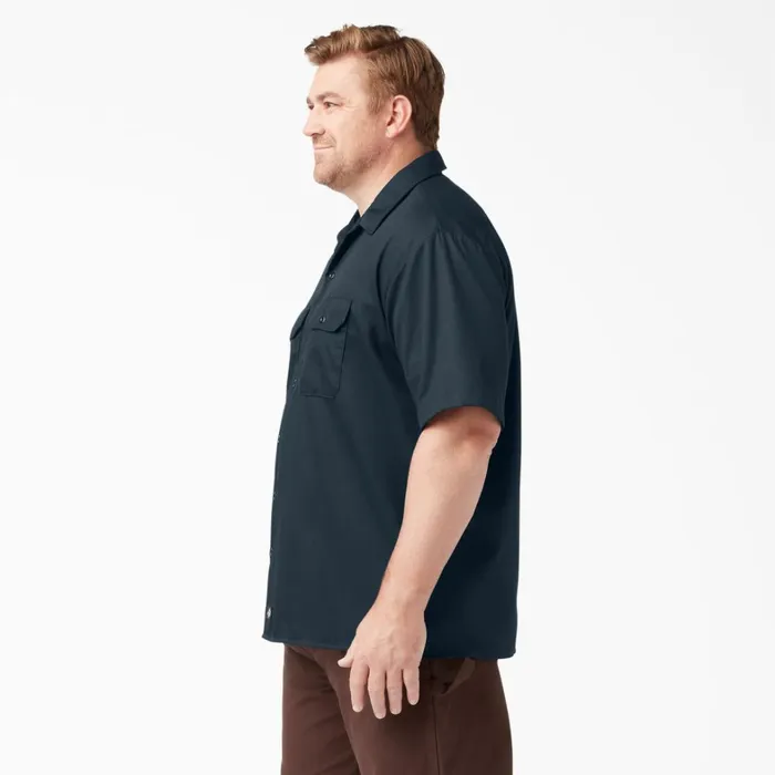 Dickies Work Shirts Short Sleeve Work Shirt Dark Navy Dark Navy dn 8211 Men Dickies Work Shirts Short Sleeve Work Shirt Dark Navy Dark Navy dn 8211 Men