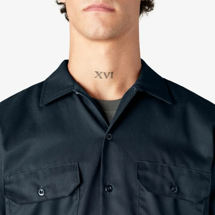Dickies Work Shirts Short Sleeve Work Shirt Dark Navy Dark Navy dn 8211 Men Dickies Work Shirts Short Sleeve Work Shirt Dark Navy Dark Navy dn 8211 Men