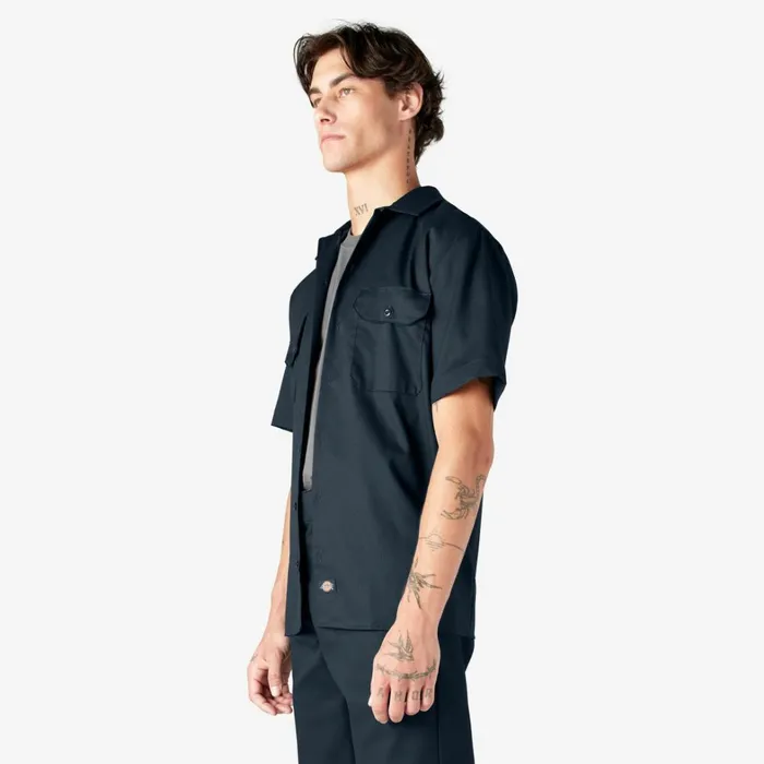 Dickies Work Shirts Short Sleeve Work Shirt Dark Navy Dark Navy dn 8211 Men Dickies Work Shirts Short Sleeve Work Shirt Dark Navy Dark Navy dn 8211 Men