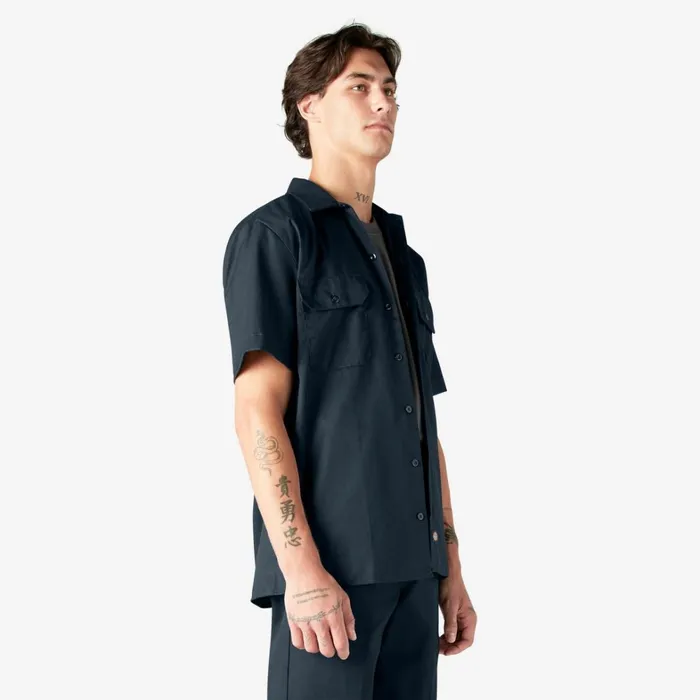 Dickies Work Shirts Short Sleeve Work Shirt Dark Navy Dark Navy dn 8211 Men Dickies Work Shirts Short Sleeve Work Shirt Dark Navy Dark Navy dn 8211 Men