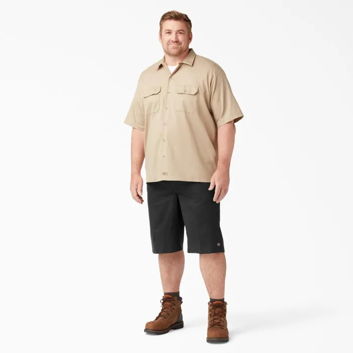 Dickies Work Shorts Loose Fit Flat Front Work Shorts 13034 Black Black bk 8211 Men Dickies Work Shorts Loose Fit Flat Front Work Shorts 13034 Black Black bk 8211 Men