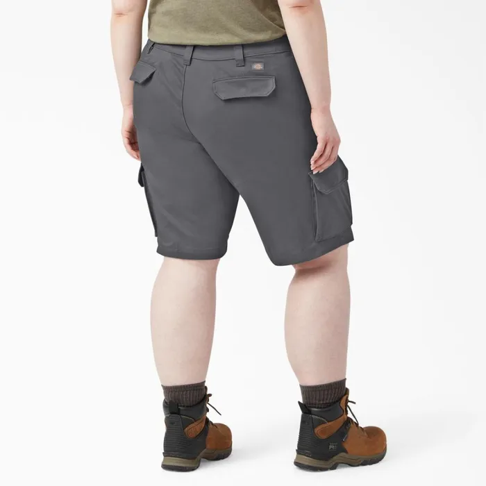Dickies Work Shorts Women039s Plus Relaxed Fit Cargo Shorts 11034 Graphite Gray Graphite Gray ga 8211 Women Dickies Work Shorts Women039s Plus Relaxed Fit Cargo Shorts 11034 Graphite Gray Graphite Gray ga 8211 Women