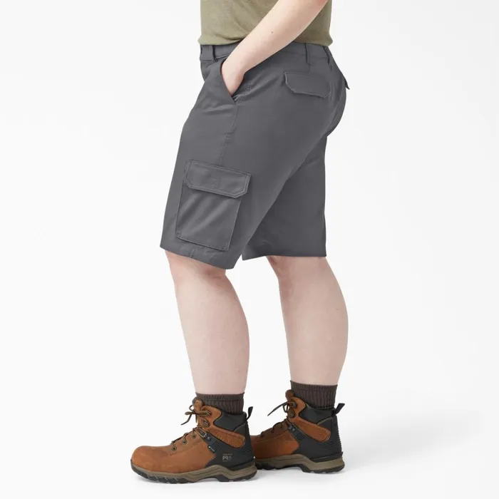Dickies Work Shorts Women039s Plus Relaxed Fit Cargo Shorts 11034 Graphite Gray Graphite Gray ga 8211 Women Dickies Work Shorts Women039s Plus Relaxed Fit Cargo Shorts 11034 Graphite Gray Graphite Gray ga 8211 Women
