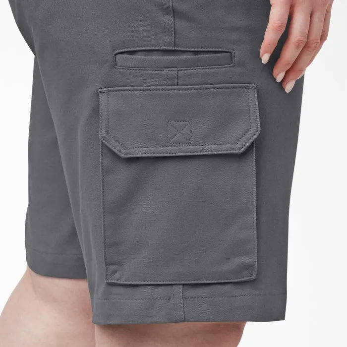 Dickies Work Shorts Women039s Plus Relaxed Fit Cargo Shorts 11034 Graphite Gray Graphite Gray ga 8211 Women Dickies Work Shorts Women039s Plus Relaxed Fit Cargo Shorts 11034 Graphite Gray Graphite Gray ga 8211 Women