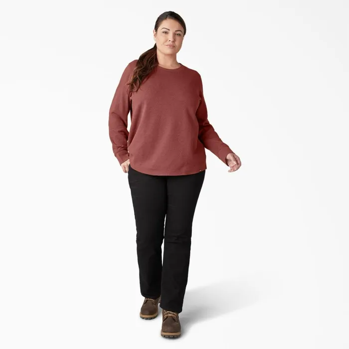 Dickies Work Tops Women039s Plus Long Sleeve Thermal Shirt Fired Brick Single Dye Fired Brick Single Dye fbd 8211 Women Dickies Work Tops Women039s Plus Long Sleeve Thermal Shirt Fired Brick Single Dye Fired Brick Single Dye fbd 8211 Women