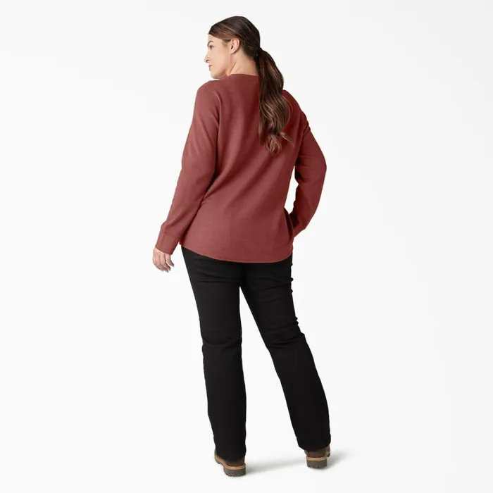Dickies Work Tops Women039s Plus Long Sleeve Thermal Shirt Fired Brick Single Dye Fired Brick Single Dye fbd 8211 Women Dickies Work Tops Women039s Plus Long Sleeve Thermal Shirt Fired Brick Single Dye Fired Brick Single Dye fbd 8211 Women