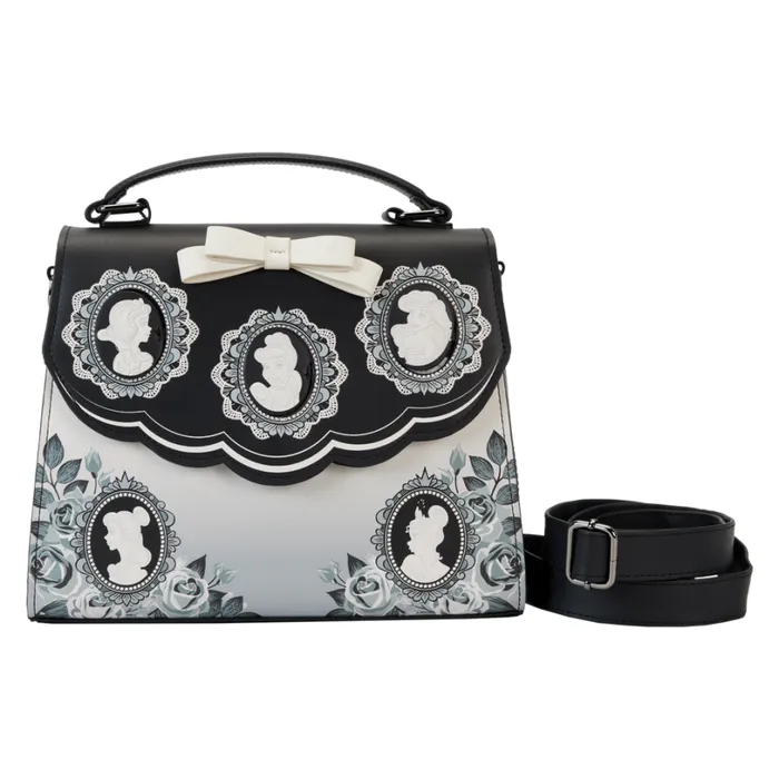 Disney Princess Cameo Porcelain Portraits Crossbody Bag Unisex Loungefly Crossbody Bags Disney Princess Cameo Porcelain Portraits Crossbody Bag Unisex Loungefly Crossbody Bags