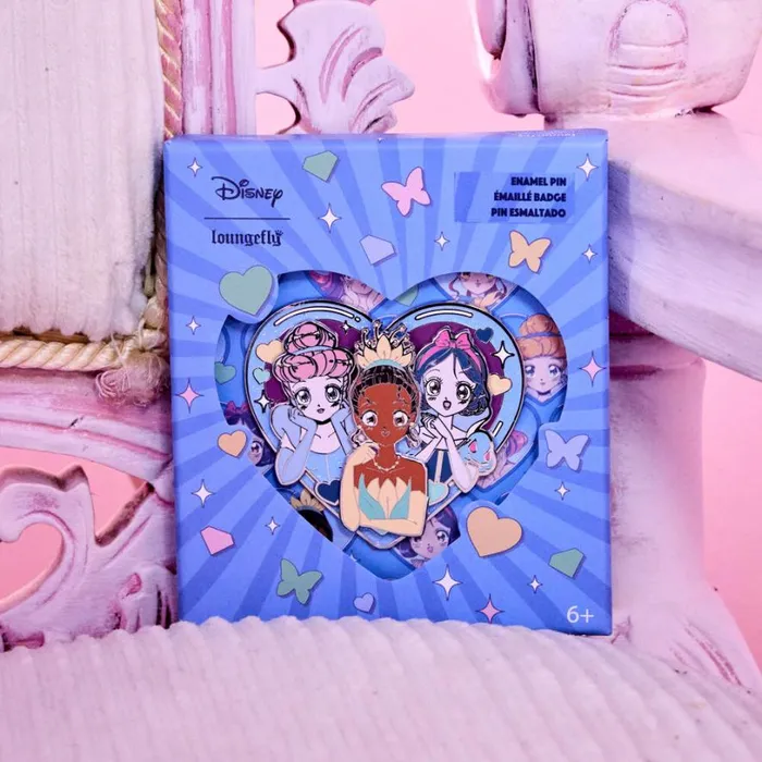 Disney Princess Manga Style 3 Unisex Loungefly Small Accessories Disney Princess Manga Style 3 Unisex Loungefly Small Accessories