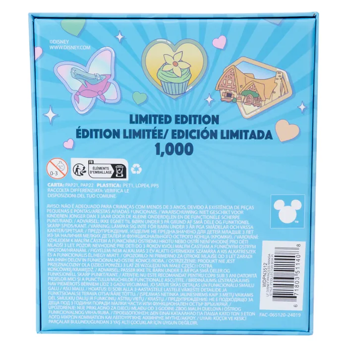 Disney Princess Manga Style 3 Unisex Loungefly Small Accessories Disney Princess Manga Style 3 Unisex Loungefly Small Accessories